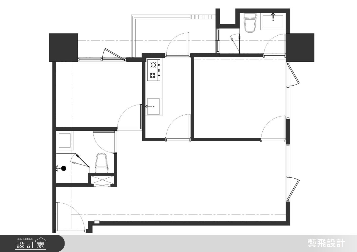 14坪新成屋(5年以下)＿現代風案例圖片＿藝飛室內設計有限公司＿藝飛_28之14