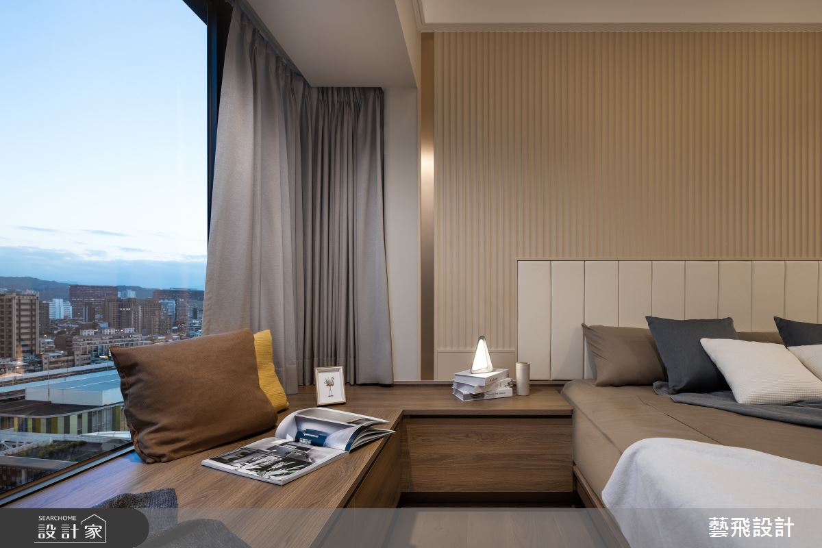 35坪新成屋(5年以下)＿簡約風臥室臥榻案例圖片＿藝飛室內設計有限公司＿藝飛_30之3629