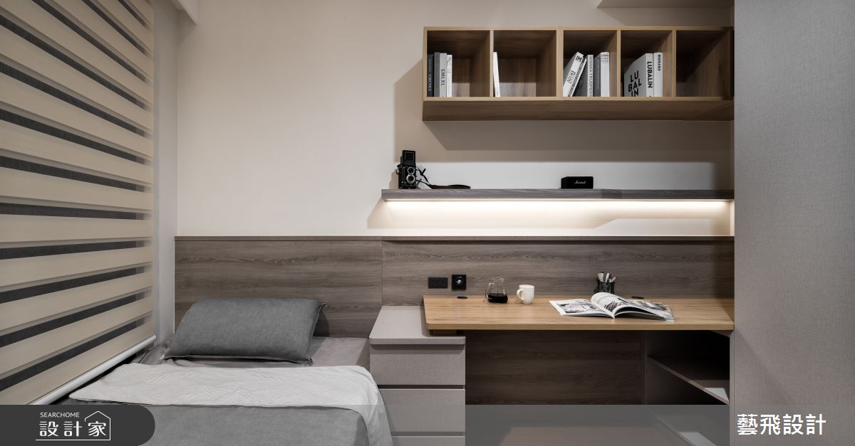 35坪新成屋(5年以下)＿簡約風臥室案例圖片＿藝飛室內設計有限公司＿藝飛_30之19