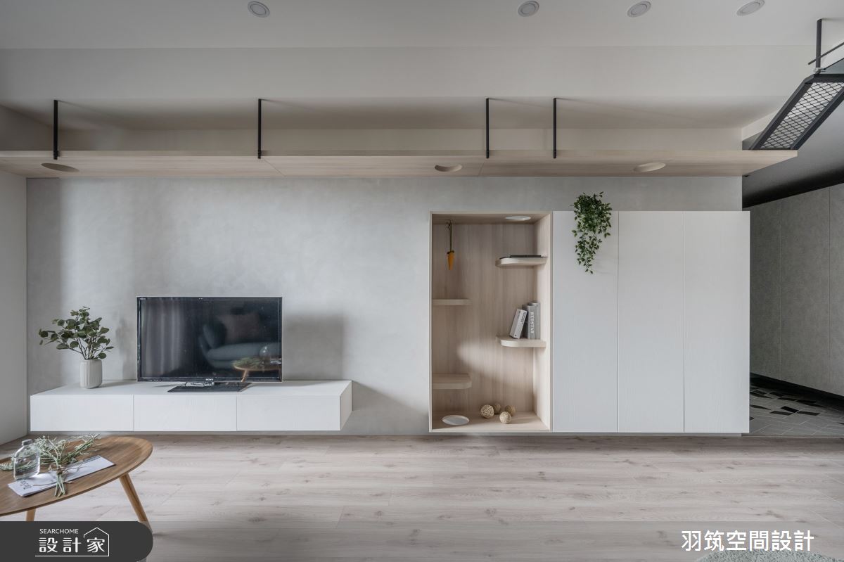 20坪中古屋(5~15年)＿北歐風客廳案例圖片＿羽筑空間設計＿羽筑_01仁發富悅之6