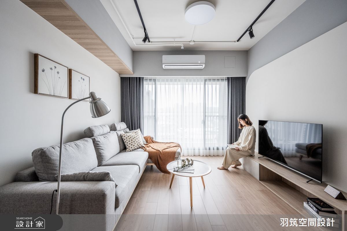 25坪新成屋(5年以下)＿北歐風案例圖片＿羽筑空間設計＿羽筑_02竹城表參道之4