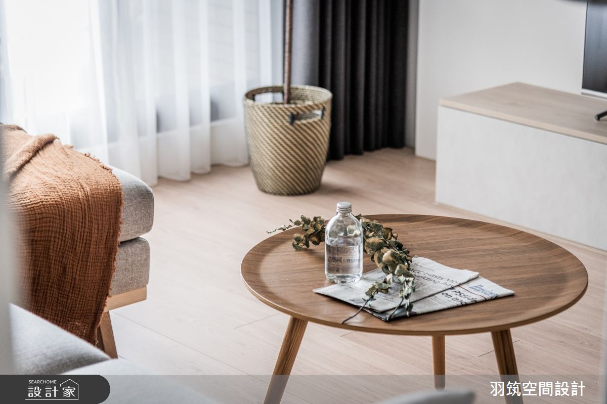25坪新成屋(5年以下)＿北歐風客廳案例圖片＿羽筑空間設計＿羽筑_02竹城表參道之14
