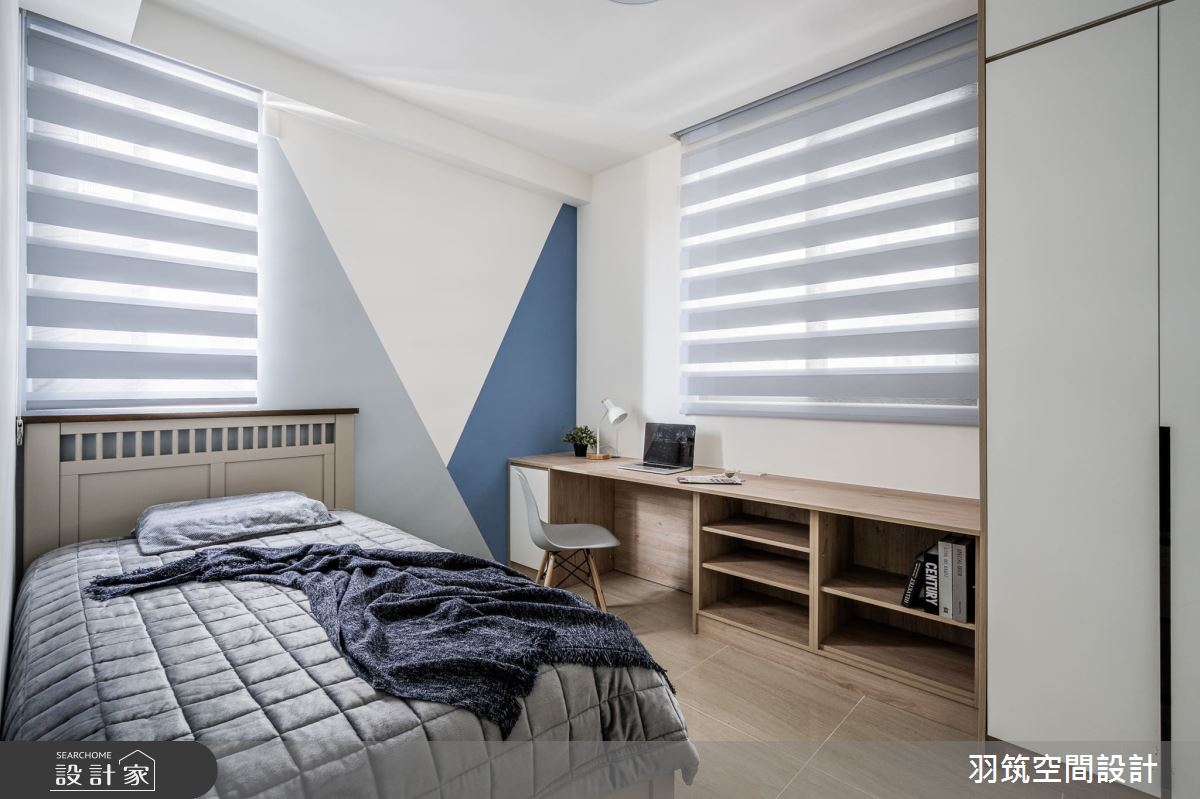 23坪新成屋(5年以下)＿混搭風臥室案例圖片＿羽筑空間設計＿羽筑_03玖都SWEET之12