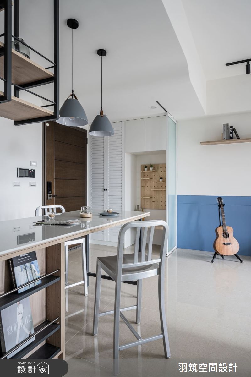 23坪新成屋(5年以下)＿混搭風玄關案例圖片＿羽筑空間設計＿羽筑_03玖都SWEET之14