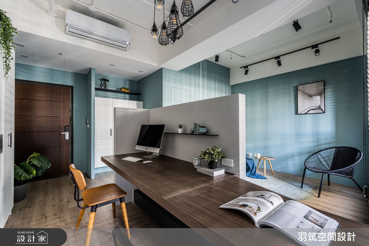 15坪新成屋(5年以下)＿工業風客廳餐廳案例圖片＿羽筑空間設計＿羽筑_04仁發富悅之2