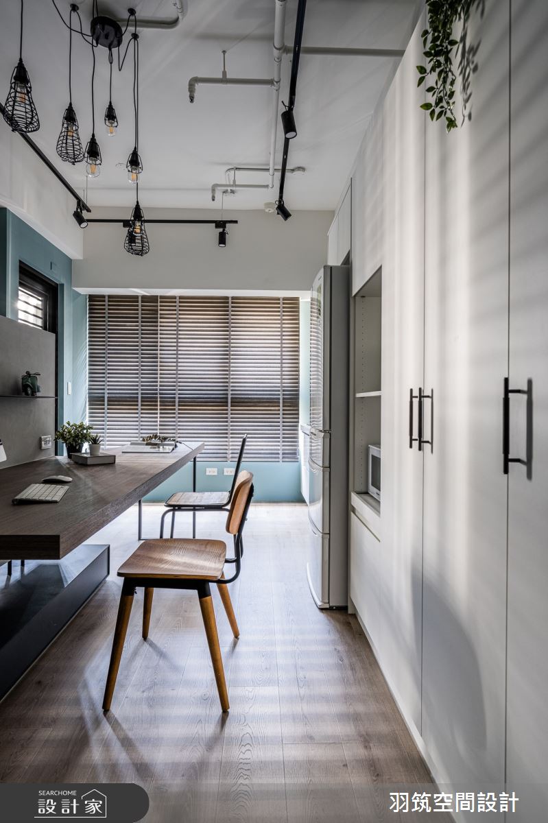 15坪新成屋(5年以下)＿工業風餐廳廚房案例圖片＿羽筑空間設計＿羽筑_04仁發富悅之5