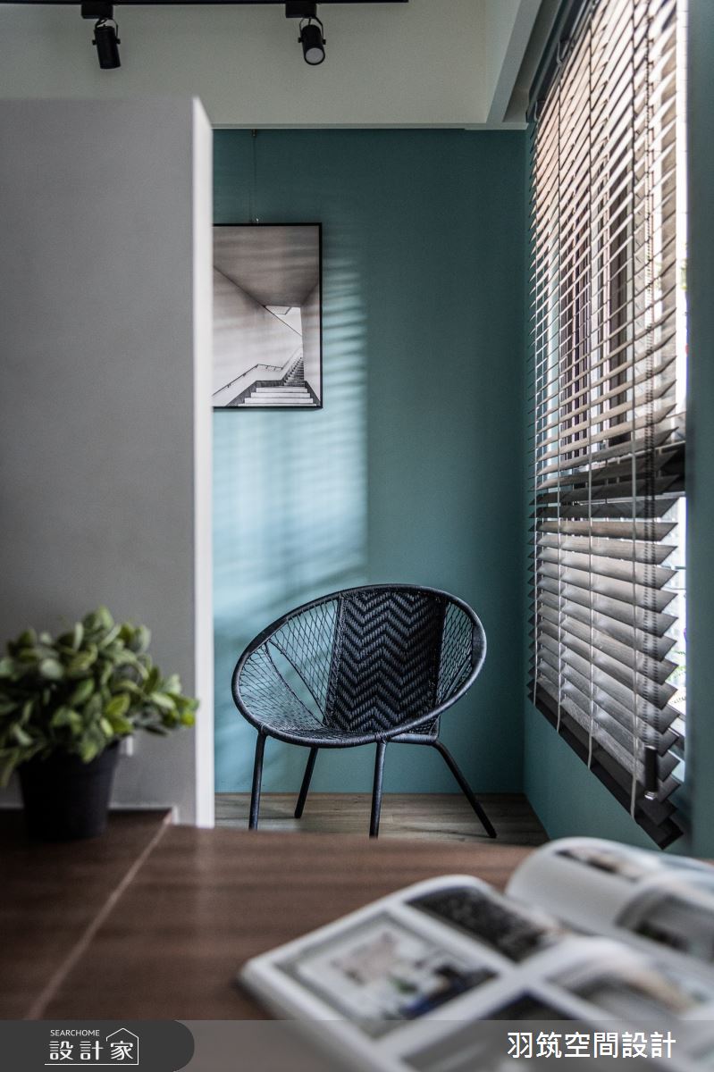 15坪新成屋(5年以下)＿工業風客廳案例圖片＿羽筑空間設計＿羽筑_04仁發富悅之15