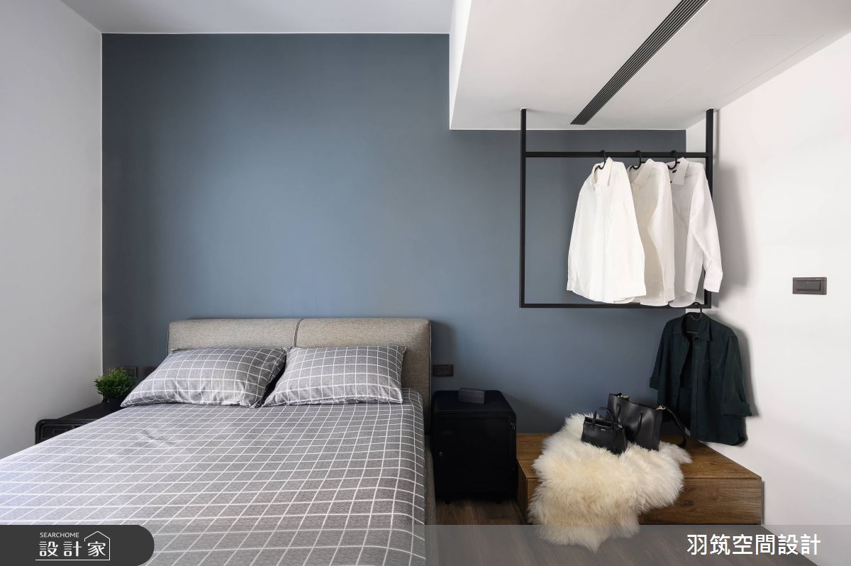 18坪新成屋(5年以下)＿工業風臥室案例圖片＿羽筑空間設計＿羽筑_05椰林覓之12