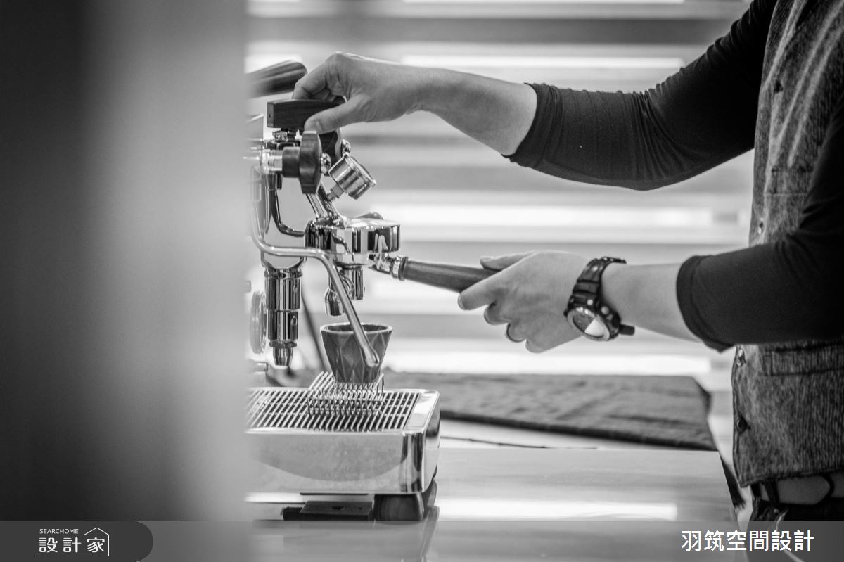 20坪新成屋(5年以下)＿現代風餐廳吧檯案例圖片＿羽筑空間設計＿羽筑_06鴻柏織光之14