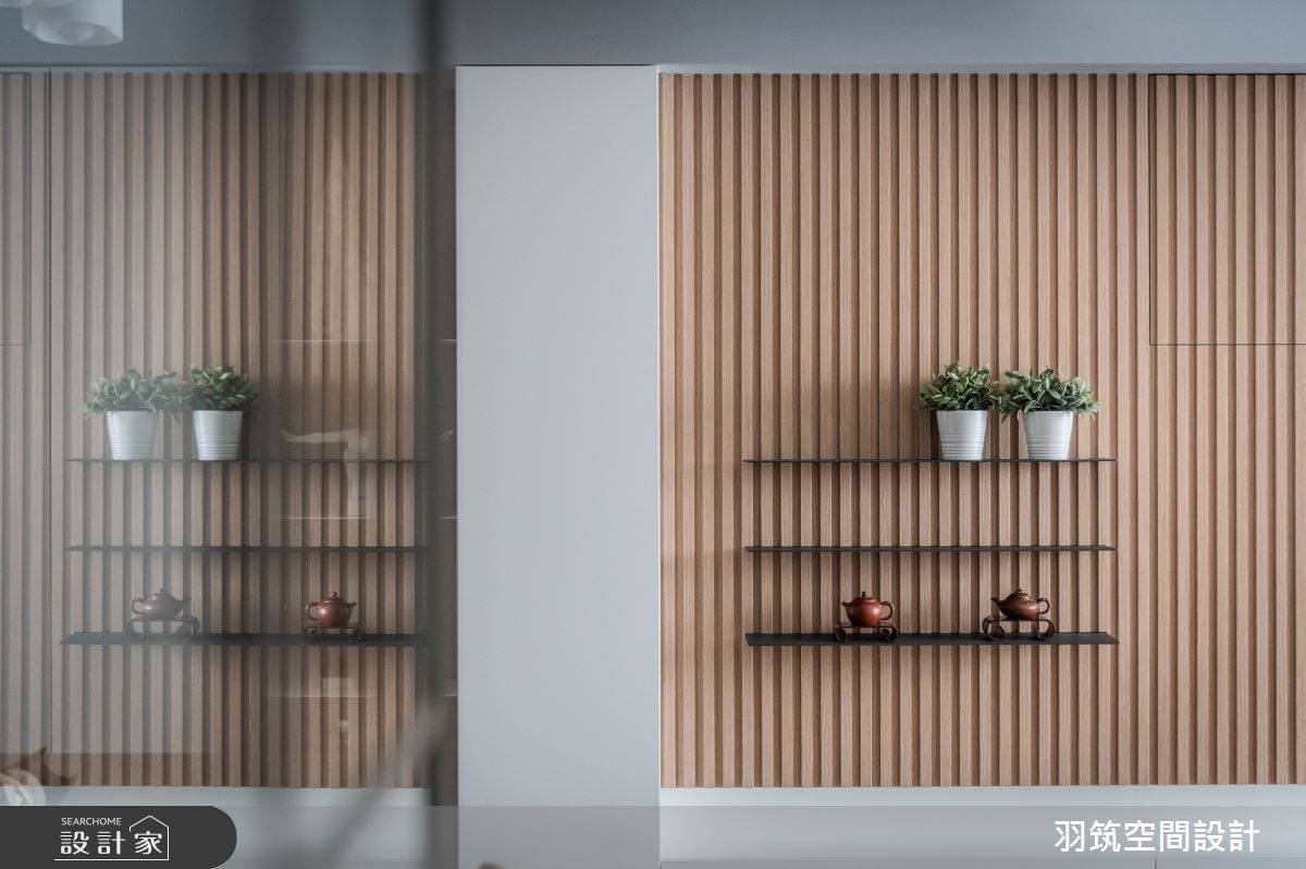 35坪新成屋(5年以下)＿混搭風玄關案例圖片＿羽筑空間設計＿羽筑_07時光織錦之19