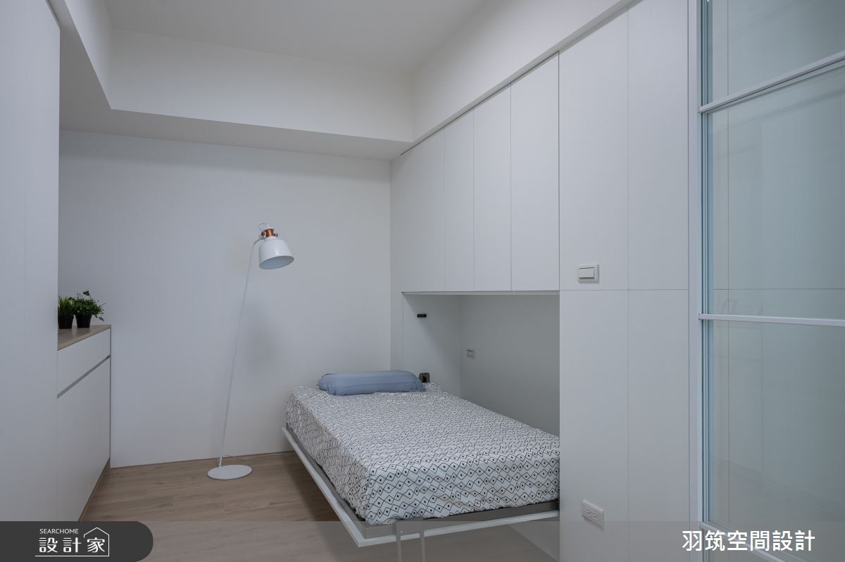 35坪新成屋(5年以下)＿混搭風臥室案例圖片＿羽筑空間設計＿羽筑_07時光織錦之22