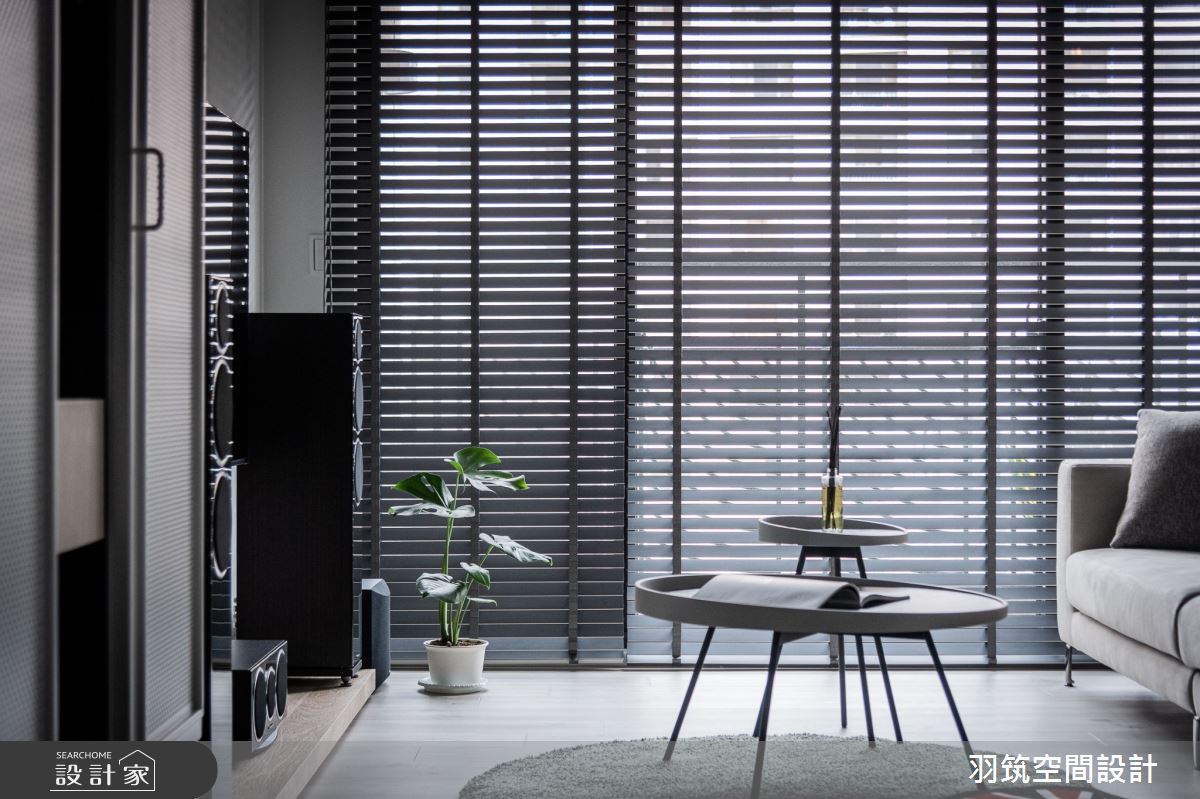 18坪新成屋(5年以下)＿混搭風客廳案例圖片＿羽筑空間設計＿羽筑_08富宇君天下之1