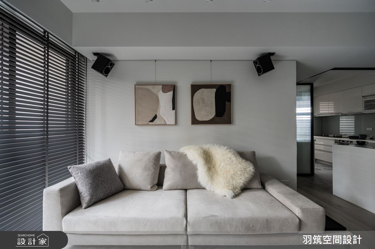 18坪新成屋(5年以下)＿混搭風客廳案例圖片＿羽筑空間設計＿羽筑_08富宇君天下之10