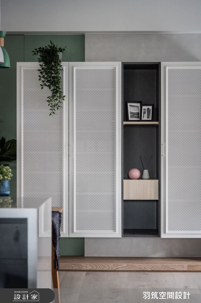 18坪新成屋(5年以下)＿混搭風客廳案例圖片＿羽筑空間設計＿羽筑_08富宇君天下之17