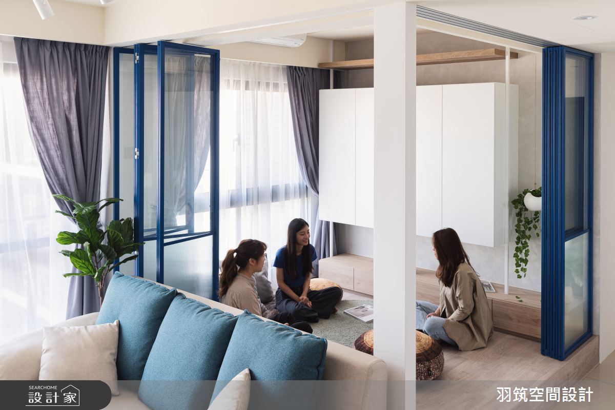 23坪新成屋(5年以下)＿混搭風多功能室案例圖片＿羽筑空間設計＿羽筑_09雙學院之5