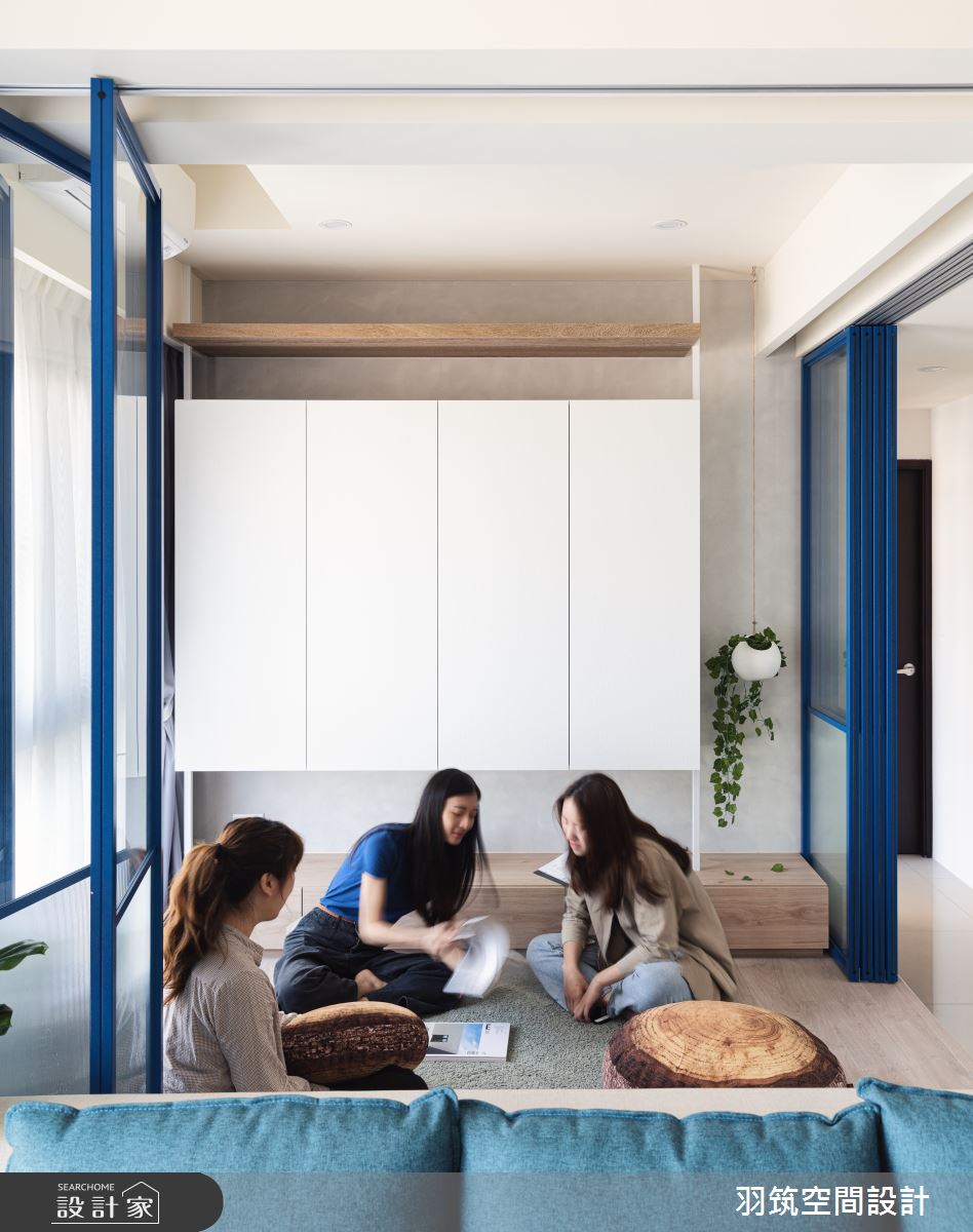23坪新成屋(5年以下)＿混搭風多功能室案例圖片＿羽筑空間設計＿羽筑_09雙學院之6