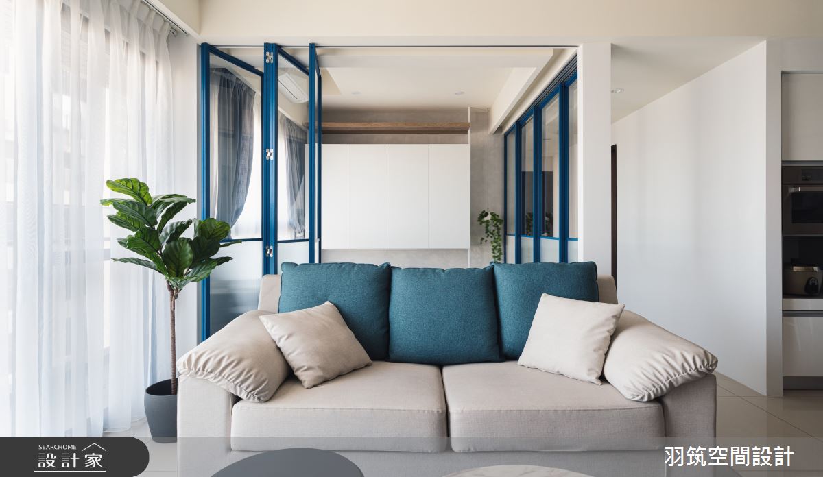 23坪新成屋(5年以下)＿混搭風客廳多功能室案例圖片＿羽筑空間設計＿羽筑_09雙學院之9