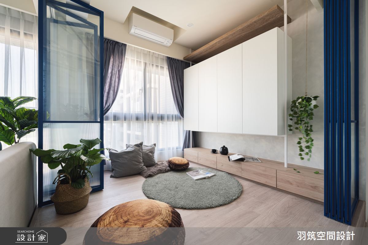 23坪新成屋(5年以下)＿混搭風多功能室案例圖片＿羽筑空間設計＿羽筑_09雙學院之10