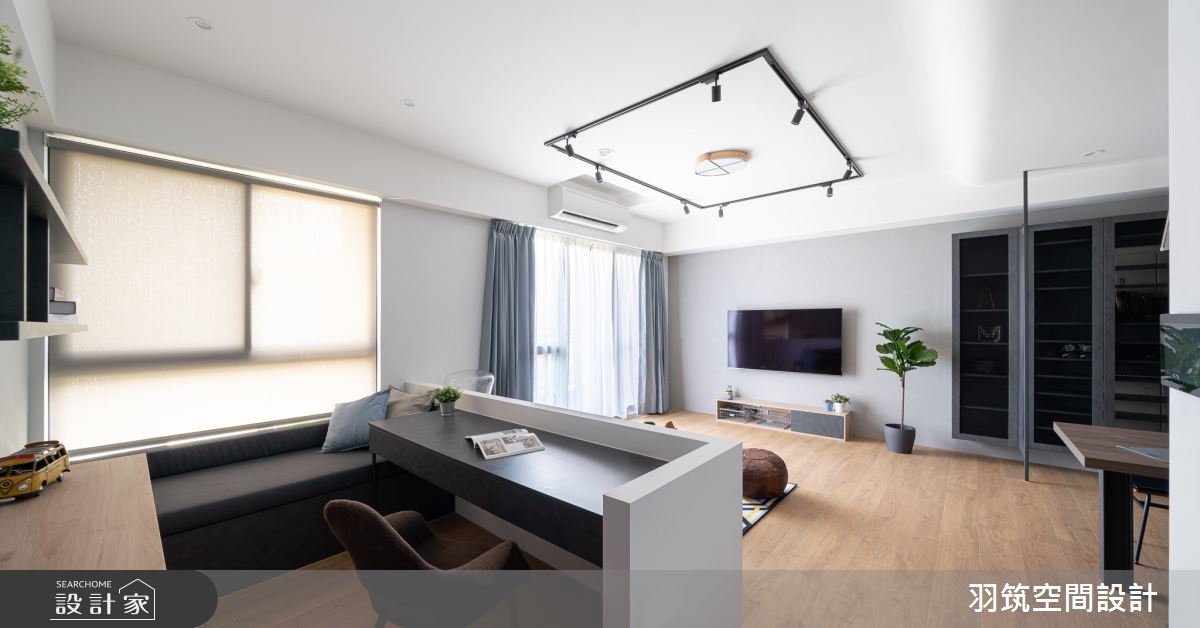 30坪中古屋(5~15年)＿北歐風客廳案例圖片＿羽筑空間設計＿羽筑_11宜城一極之5