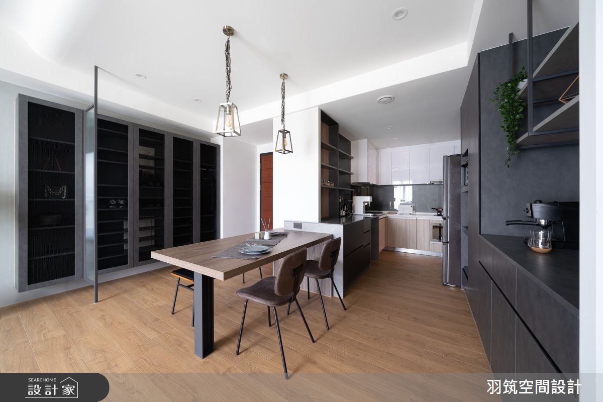 30坪中古屋(5~15年)＿北歐風餐廳案例圖片＿羽筑空間設計＿羽筑_11宜城一極之8