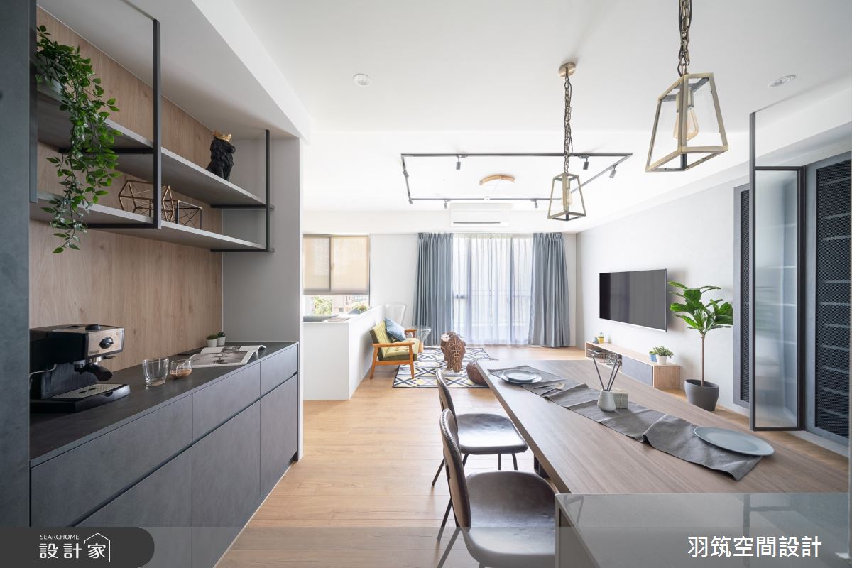 30坪中古屋(5~15年)＿北歐風餐廳案例圖片＿羽筑空間設計＿羽筑_11宜城一極之10
