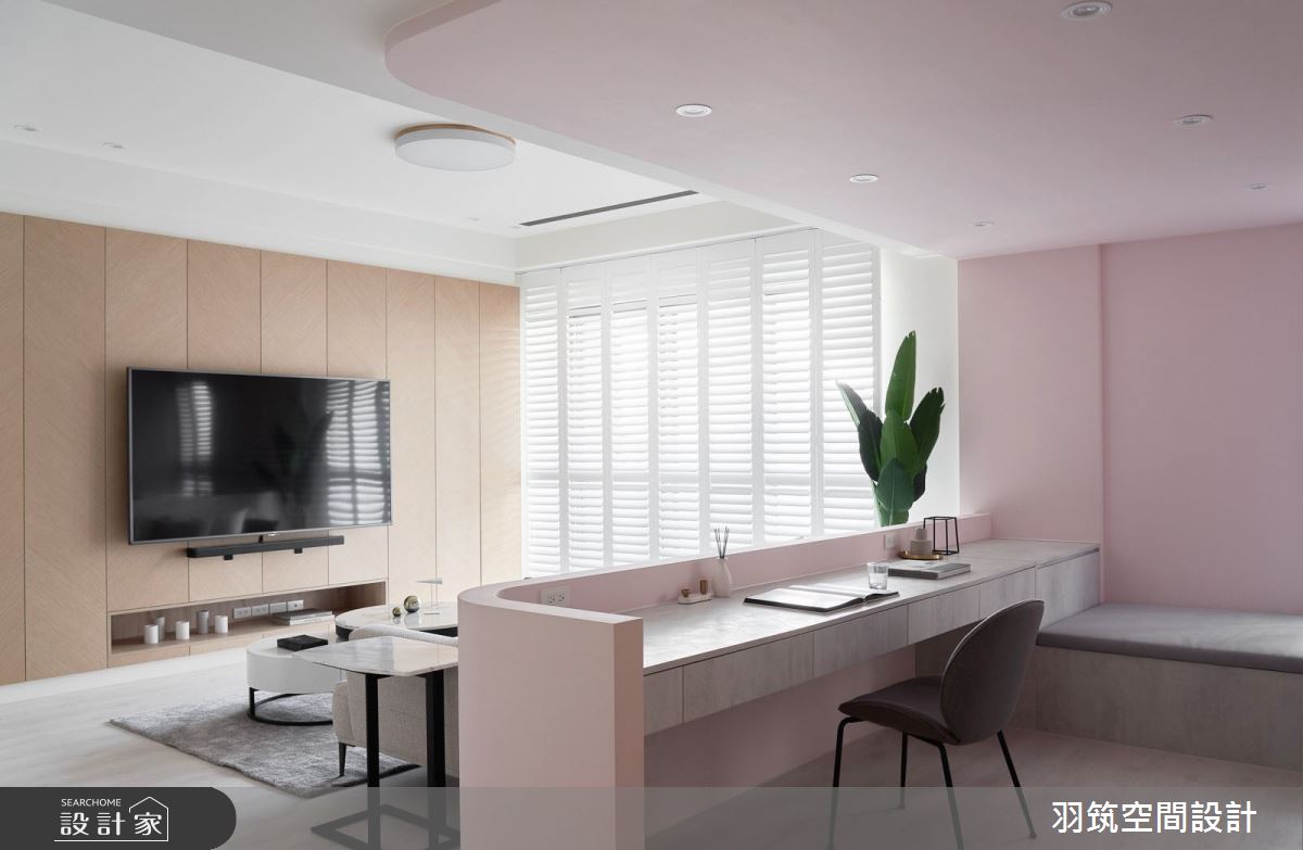 43坪新成屋(5年以下)＿混搭風客廳案例圖片＿羽筑空間設計＿羽筑_12長虹天際之5