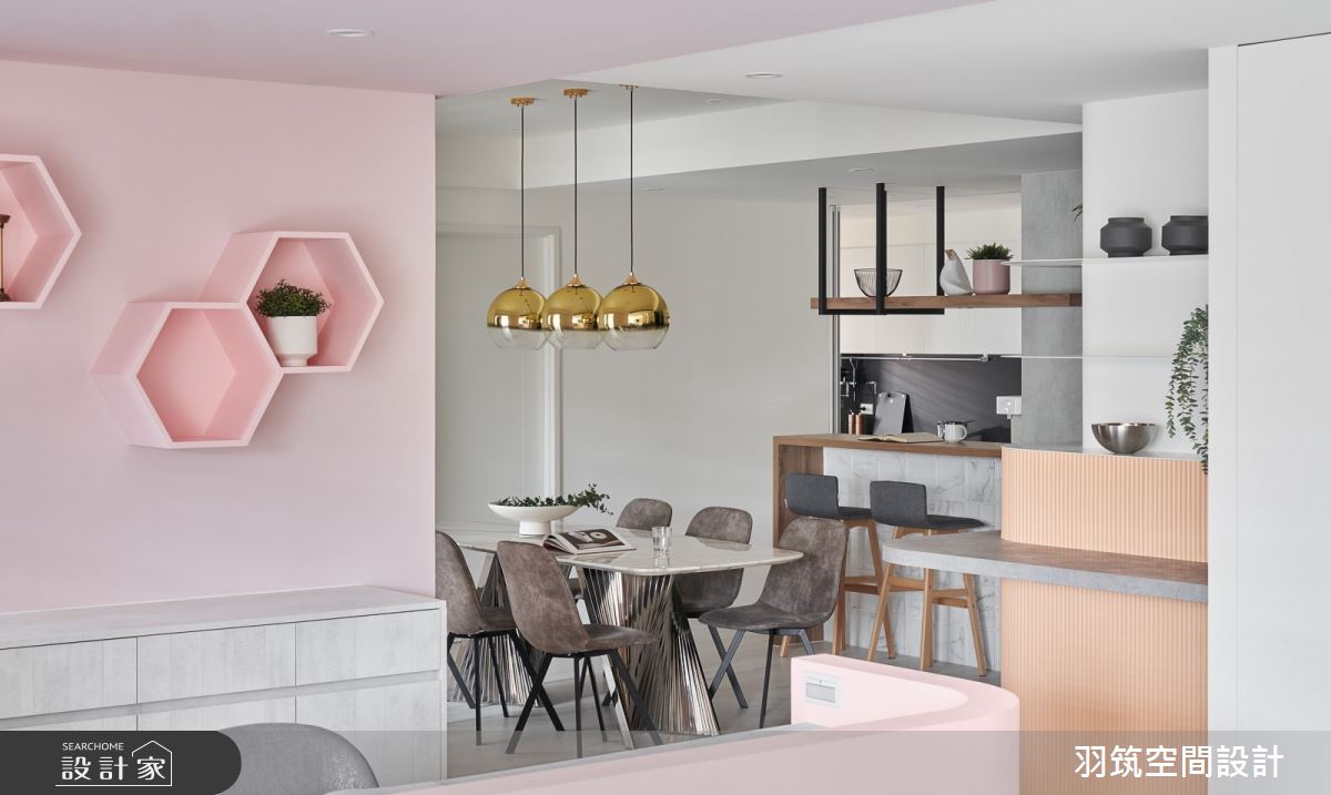 43坪新成屋(5年以下)＿混搭風餐廳案例圖片＿羽筑空間設計＿羽筑_12長虹天際之16