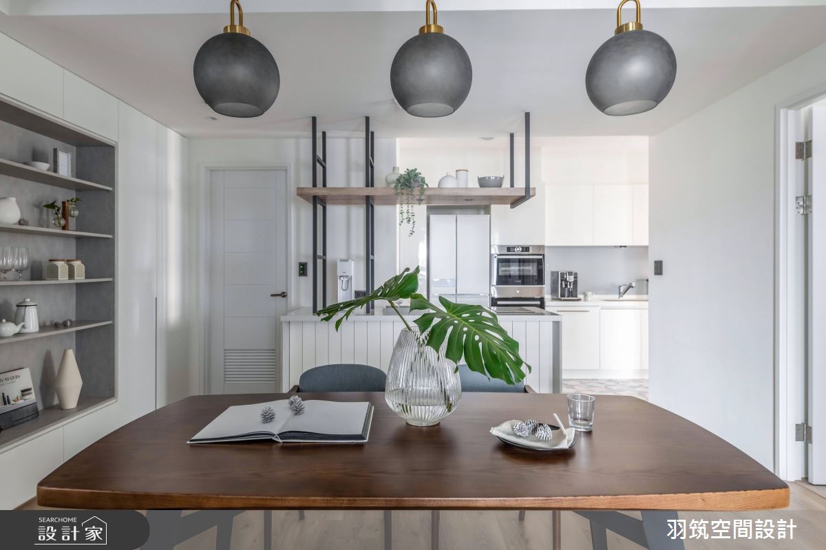 43坪新成屋(5年以下)＿混搭風餐廳廚房案例圖片＿羽筑空間設計＿羽筑_13長虹天際之12