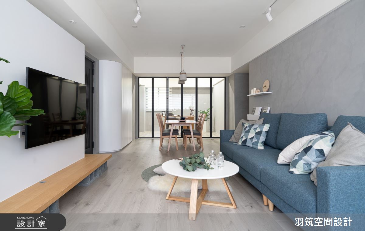 32坪中古屋(5~15年)＿北歐風客廳案例圖片＿羽筑空間設計＿羽筑_14好機會之10