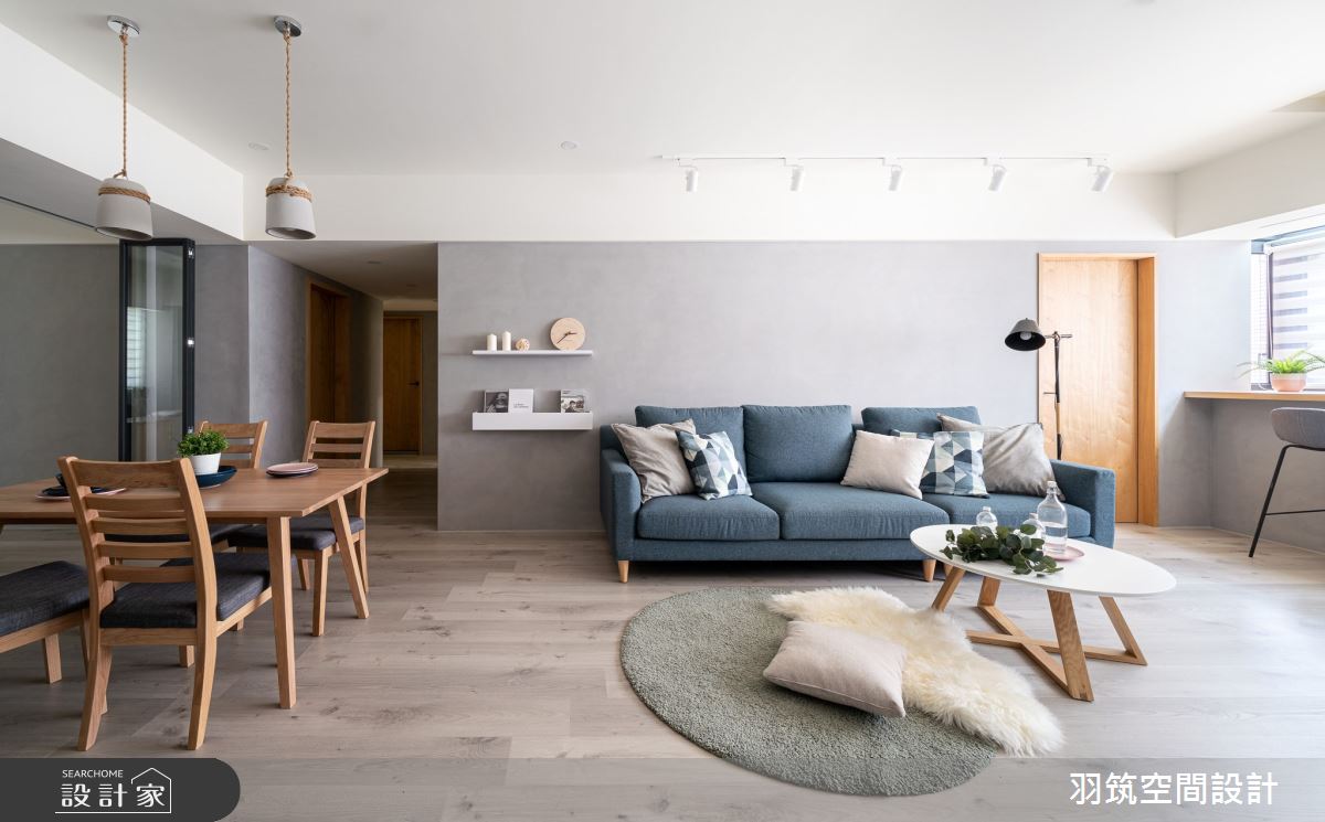 32坪中古屋(5~15年)＿北歐風客廳案例圖片＿羽筑空間設計＿羽筑_14好機會之11