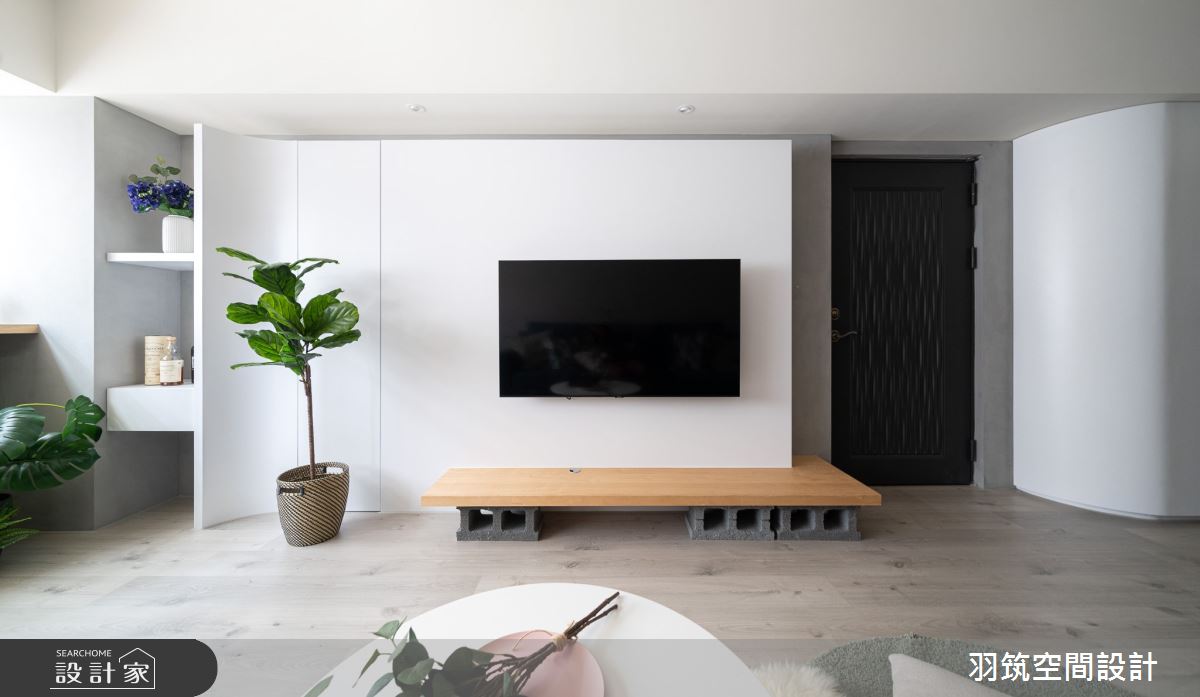 32坪中古屋(5~15年)＿北歐風客廳案例圖片＿羽筑空間設計＿羽筑_14好機會之16