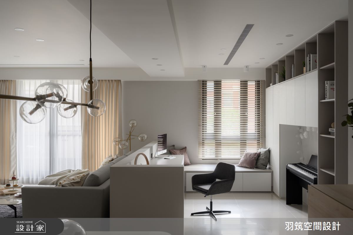 44坪新成屋(5年以下)＿北歐風案例圖片＿羽筑空間設計＿羽筑_15坤山靜境之8
