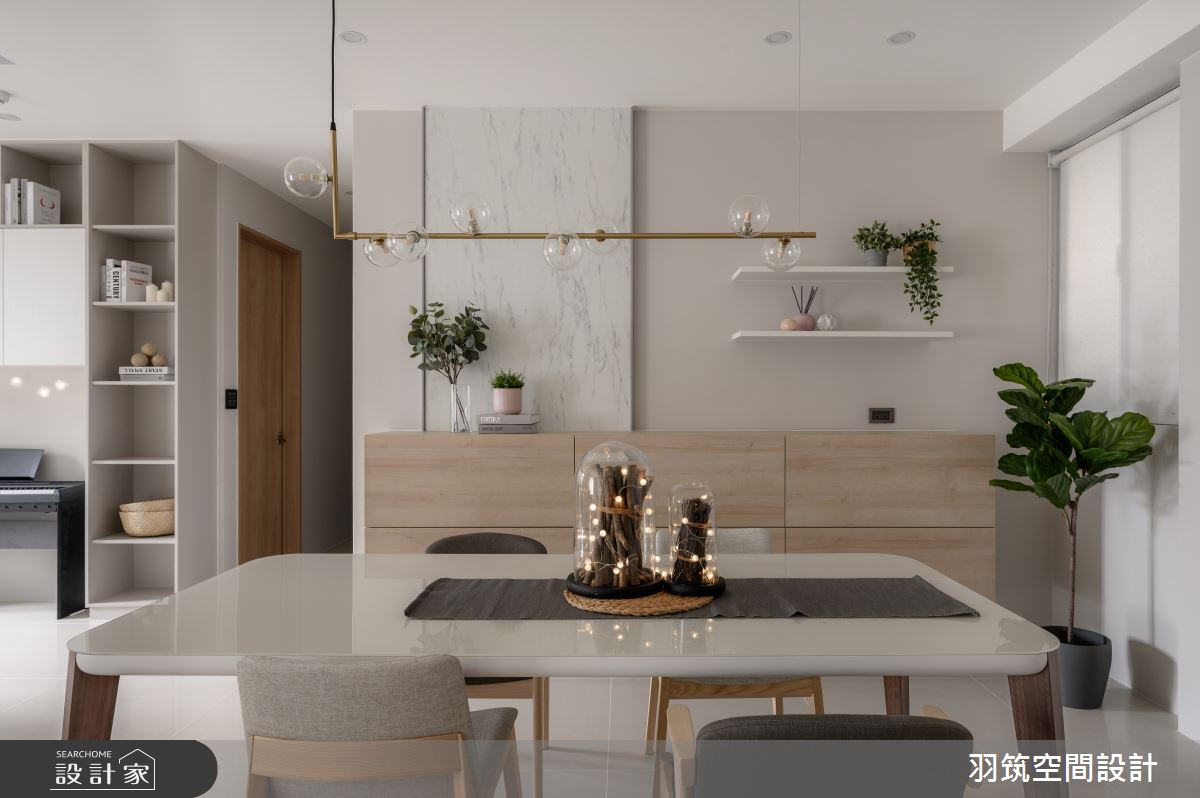 44坪新成屋(5年以下)＿北歐風餐廳案例圖片＿羽筑空間設計＿羽筑_15坤山靜境之9