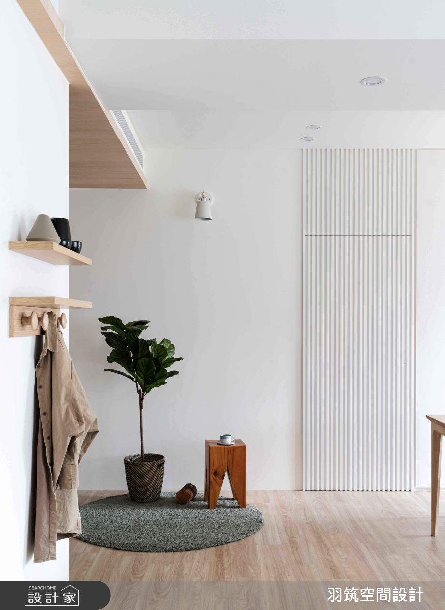31坪新成屋(5年以下)＿日式無印風走廊案例圖片＿羽筑空間設計＿羽筑_16冠德天御之17