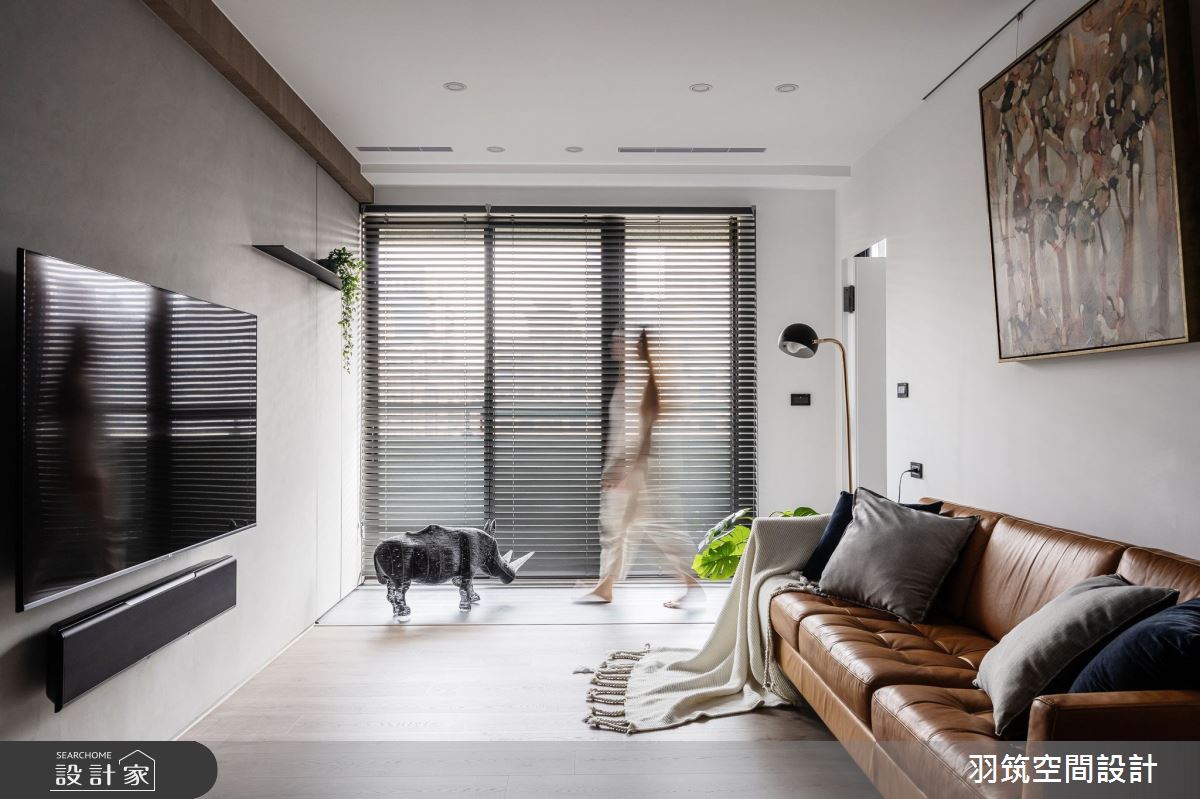 25坪新成屋(5年以下)＿現代風客廳案例圖片＿羽筑空間設計＿羽筑_17瑞御首席之8