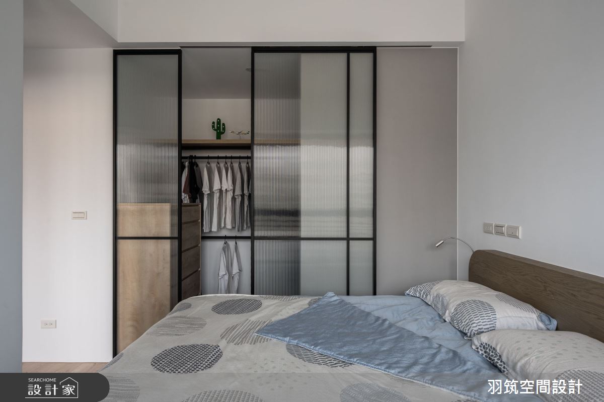 25坪新成屋(5年以下)＿現代風臥室更衣間案例圖片＿羽筑空間設計＿羽筑_17瑞御首席之11