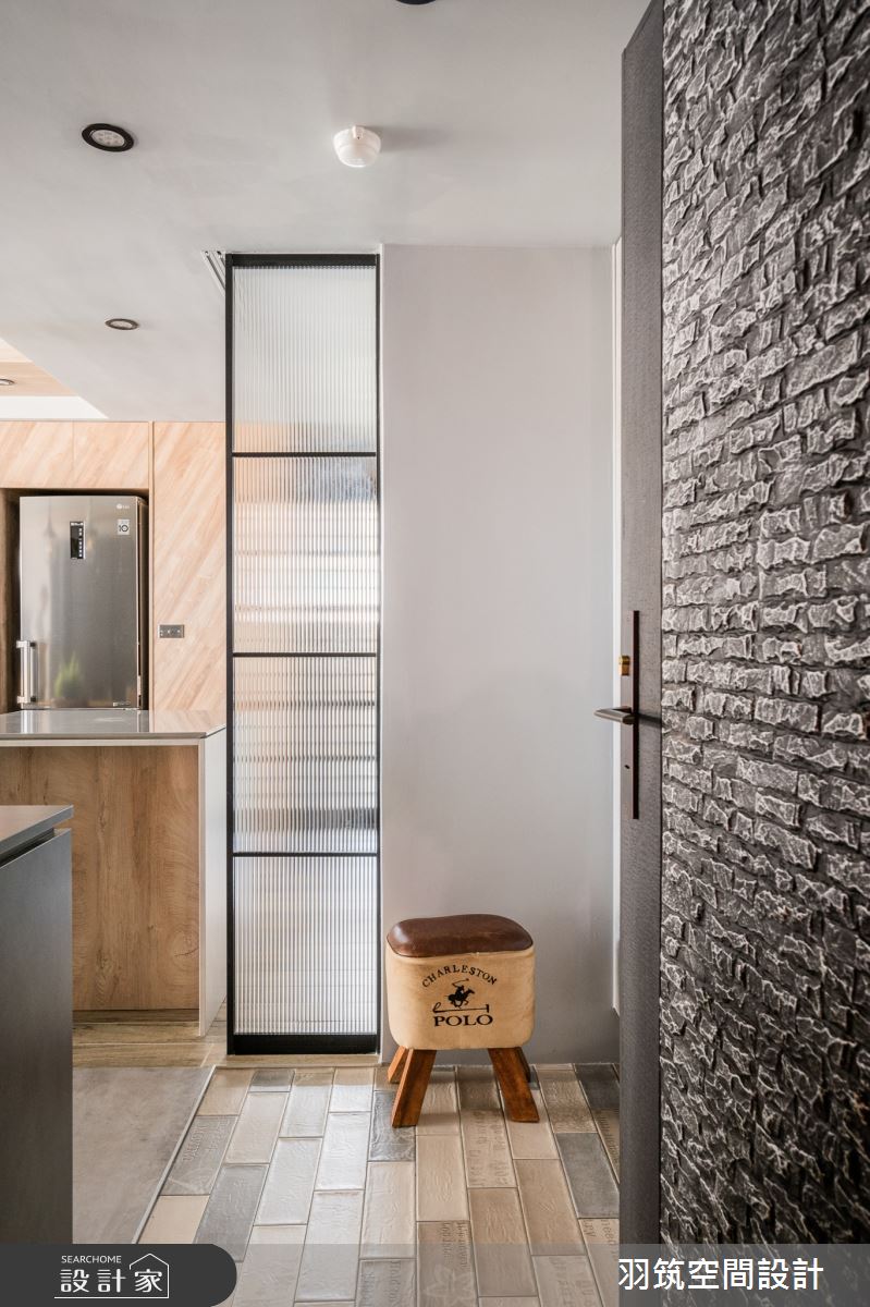 29坪新成屋(5年以下)＿工業風玄關案例圖片＿羽筑空間設計＿羽筑_1911號公園之2