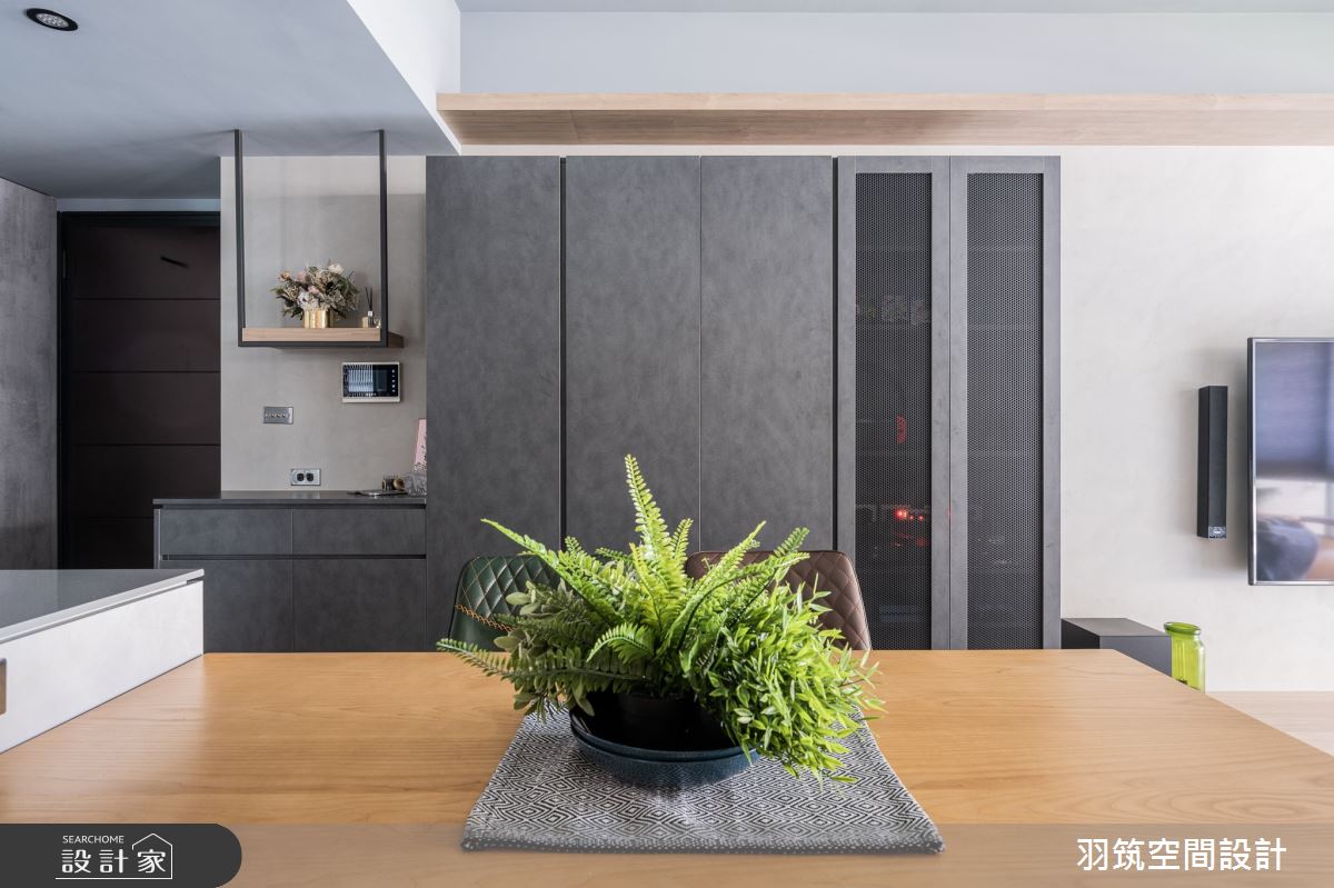 29坪新成屋(5年以下)＿工業風客廳餐廳案例圖片＿羽筑空間設計＿羽筑_1911號公園之7
