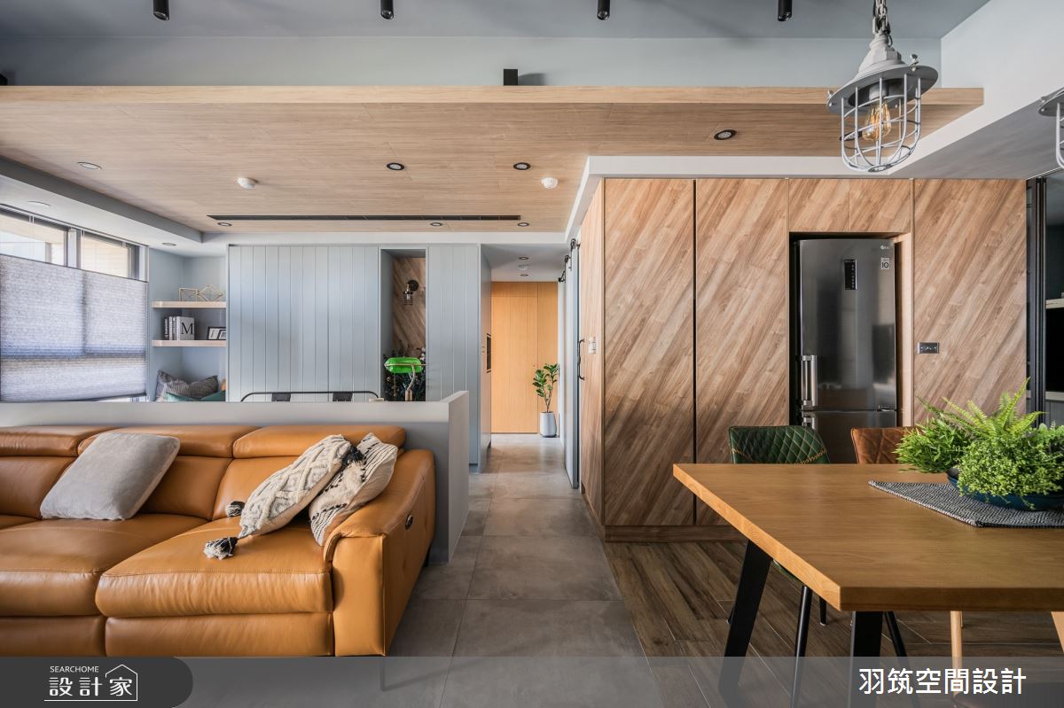 29坪新成屋(5年以下)＿工業風客廳餐廳案例圖片＿羽筑空間設計＿羽筑_1911號公園之12