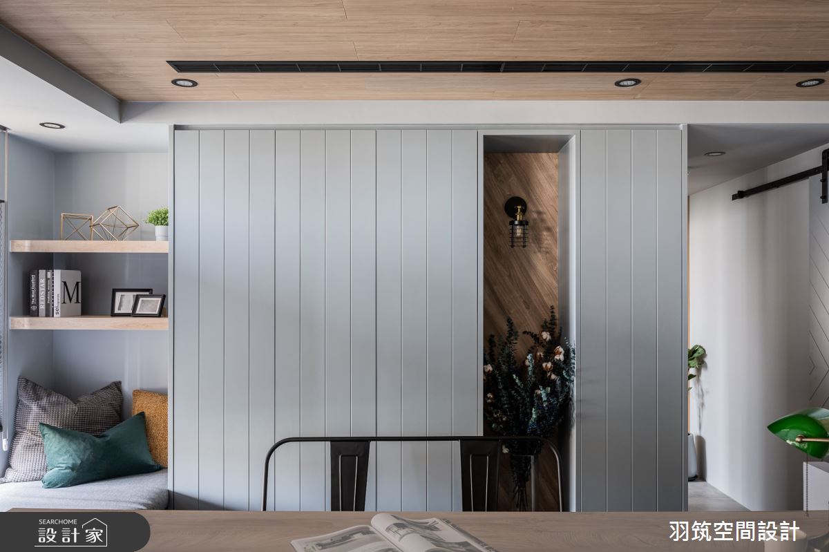 29坪新成屋(5年以下)＿工業風工作區臥榻案例圖片＿羽筑空間設計＿羽筑_1911號公園之3786
