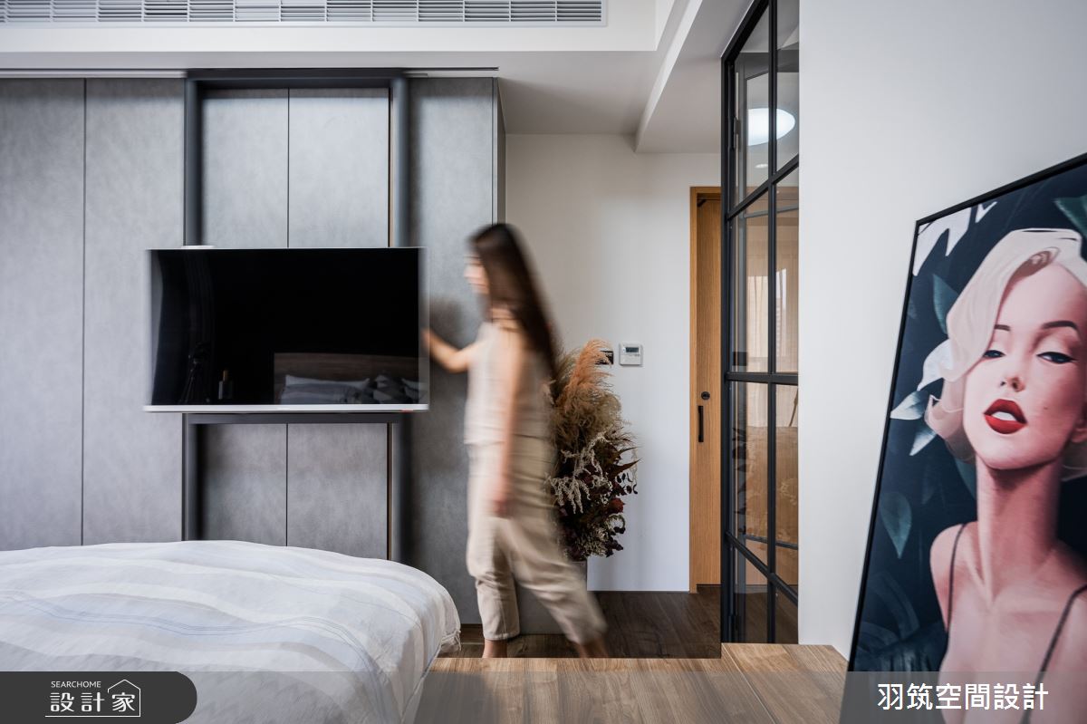 29坪新成屋(5年以下)＿工業風臥室案例圖片＿羽筑空間設計＿羽筑_1911號公園之20