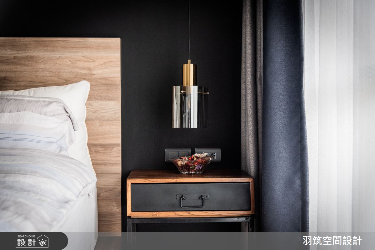 29坪新成屋(5年以下)＿工業風臥室案例圖片＿羽筑空間設計＿羽筑_1911號公園之21
