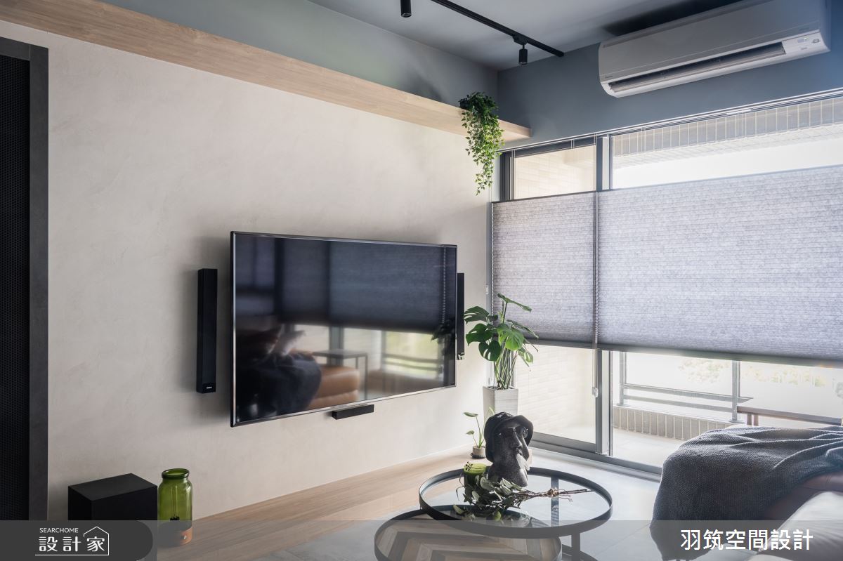 29坪新成屋(5年以下)＿工業風客廳案例圖片＿羽筑空間設計＿羽筑_1911號公園之22