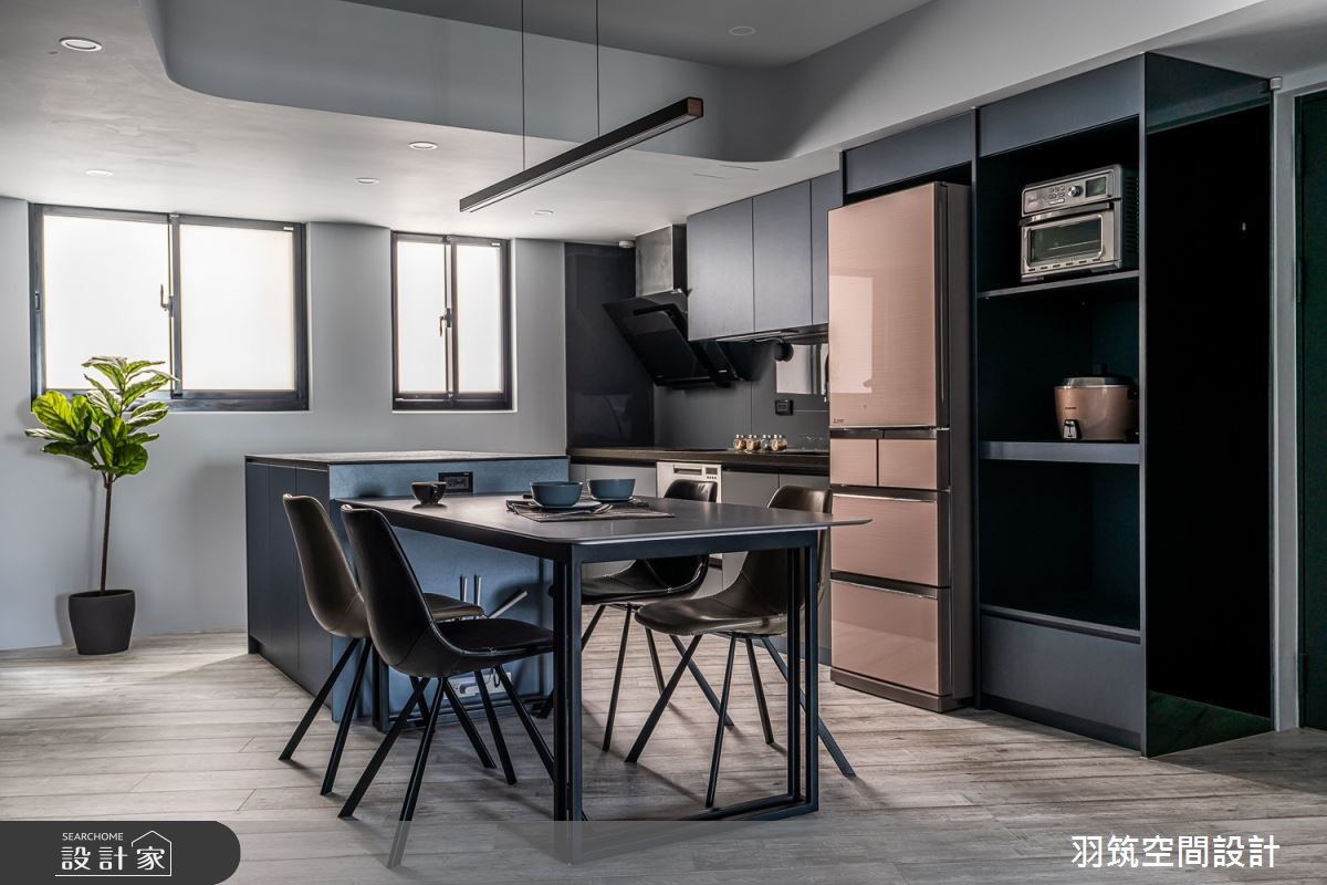 27坪中古屋(5~15年)＿現代風餐廳案例圖片＿羽筑空間設計＿羽筑_20中石華城之5