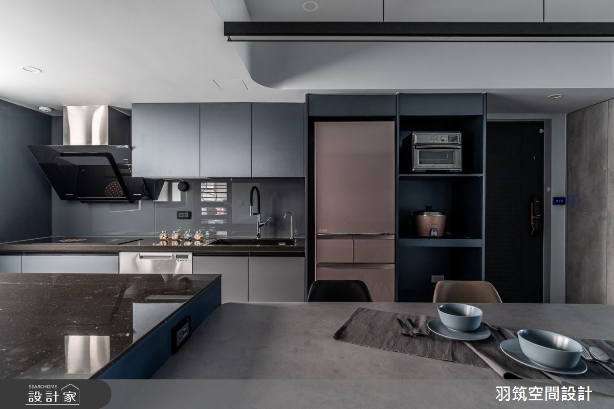 27坪中古屋(5~15年)＿現代風餐廳廚房案例圖片＿羽筑空間設計＿羽筑_20中石華城之6