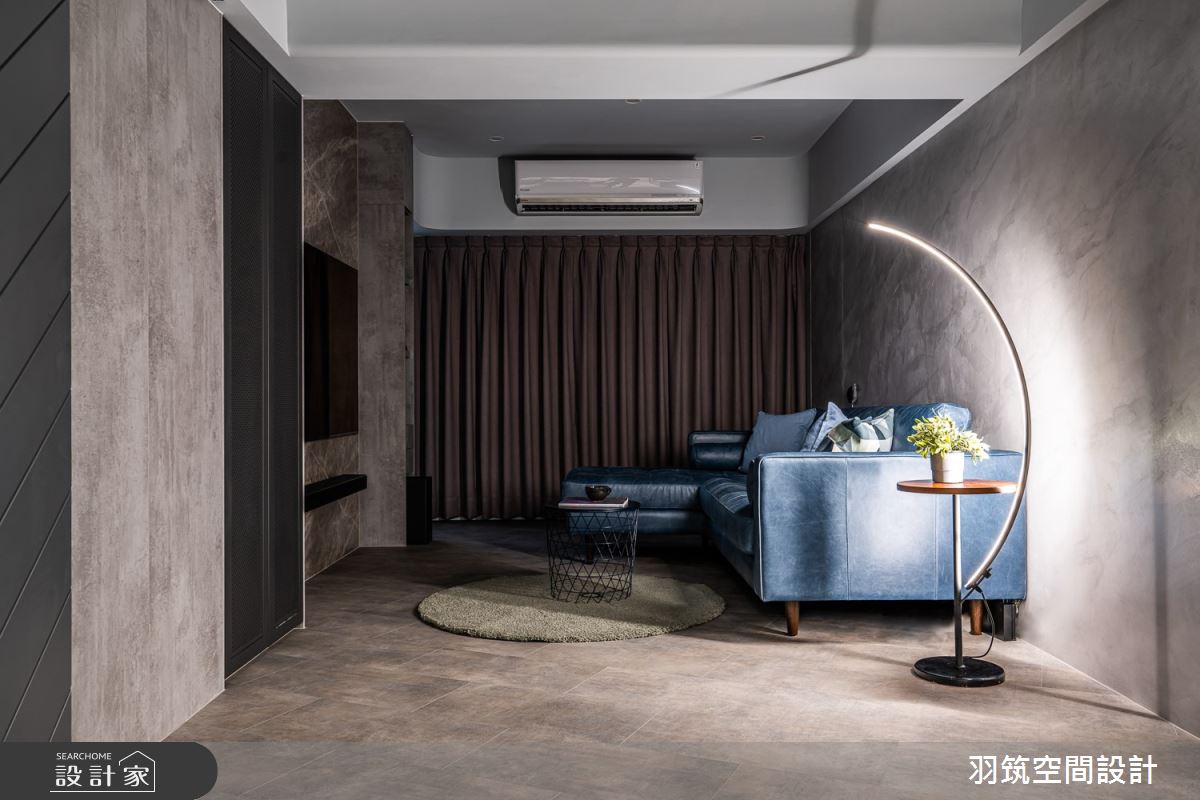27坪中古屋(5~15年)＿現代風客廳案例圖片＿羽筑空間設計＿羽筑_20中石華城之12