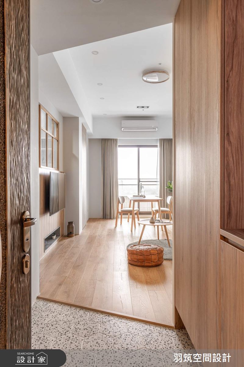 20坪新成屋(5年以下)＿日式無印風客廳案例圖片＿羽筑空間設計＿羽筑_21冠德青璞匯之2