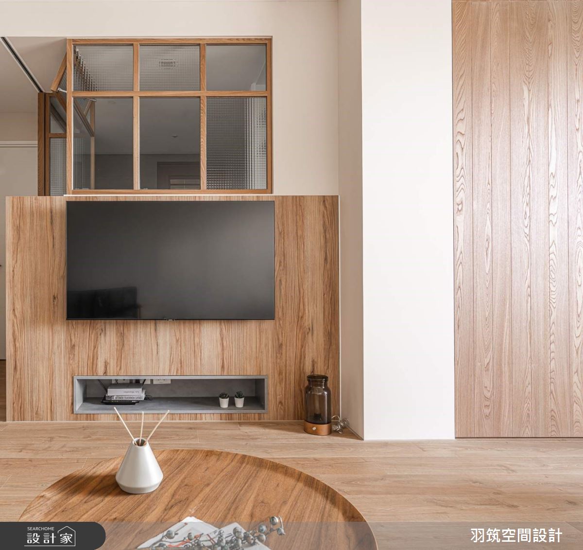 20坪新成屋(5年以下)＿日式無印風客廳案例圖片＿羽筑空間設計＿羽筑_21冠德青璞匯之5