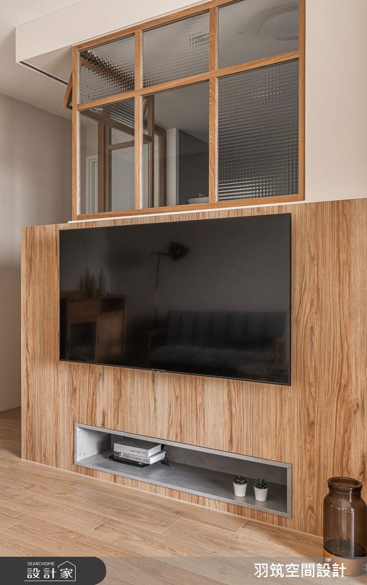 20坪新成屋(5年以下)＿日式無印風客廳案例圖片＿羽筑空間設計＿羽筑_21冠德青璞匯之6