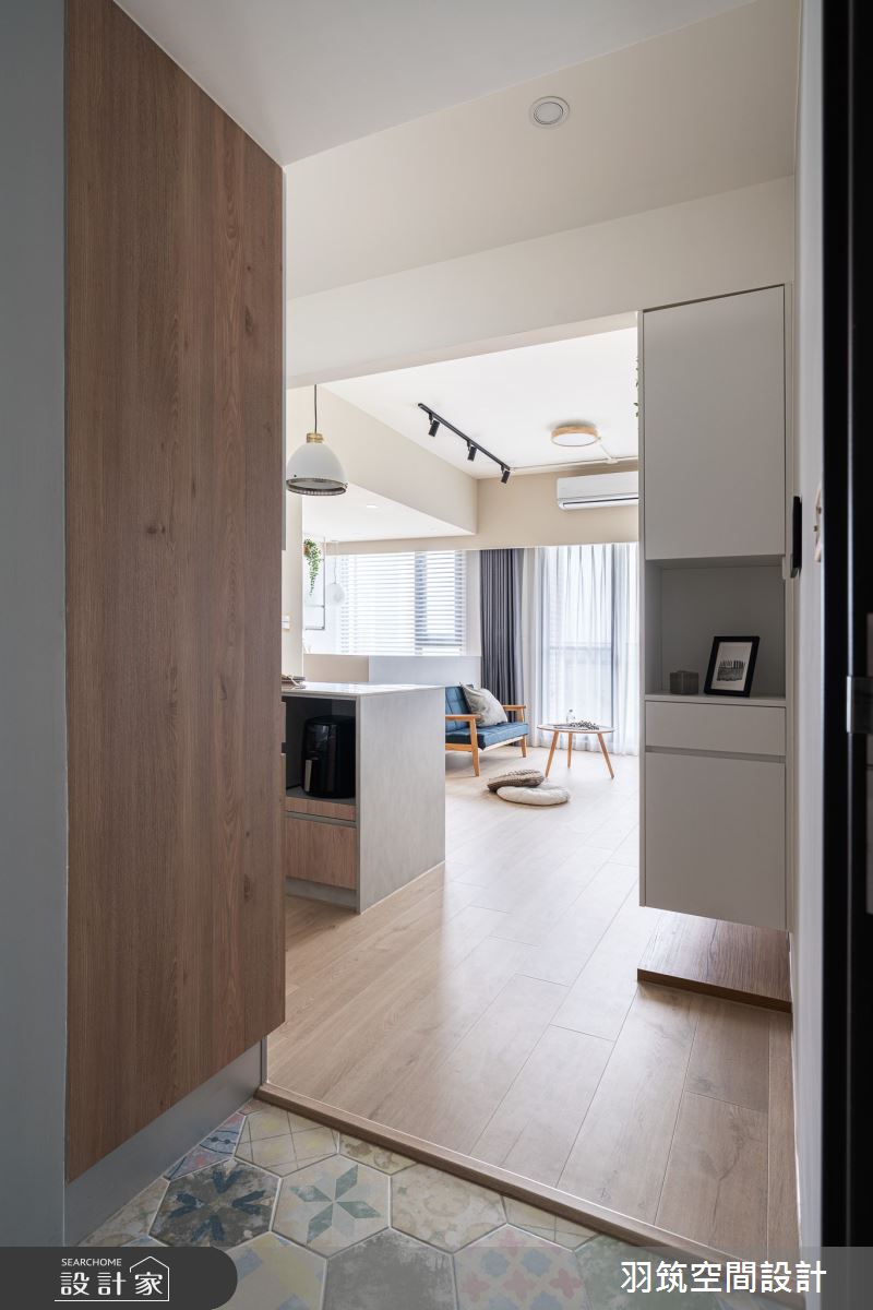 20坪新成屋(5年以下)＿北歐風玄關案例圖片＿羽筑空間設計＿羽筑_22群詳悅之2